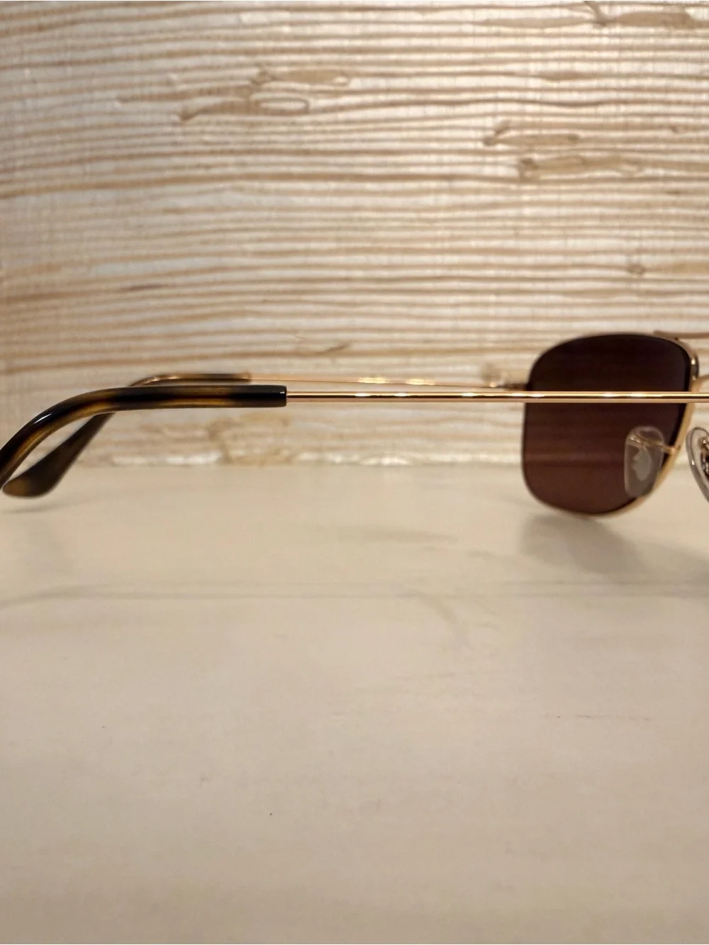 Ray-Ban RB3543 Chromance Polarized Gold Bronze Sunglasses 59mm